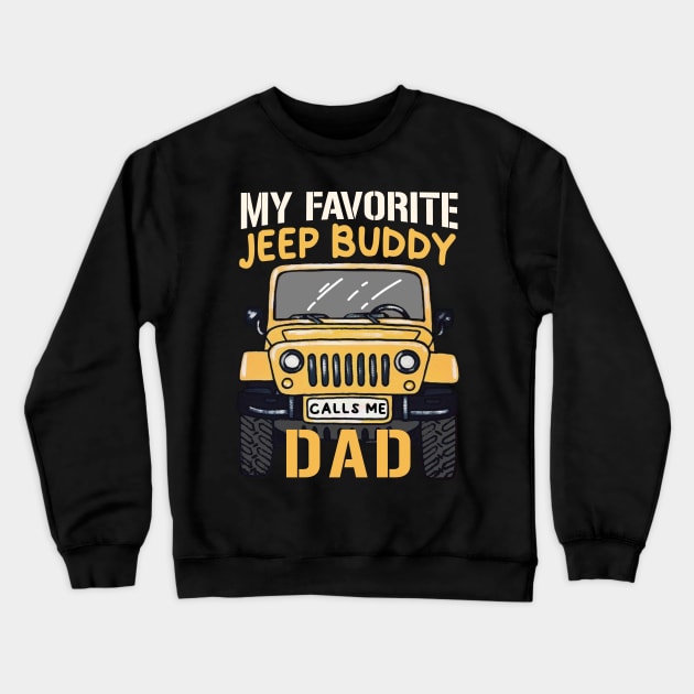 Jeep Dad Definition Crewneck Sweatshirt by RichyTor